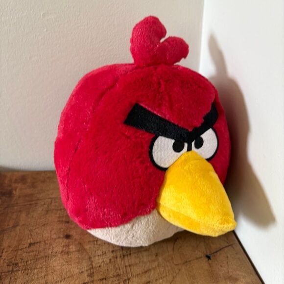Angry Birds Red Plush Toy Stuffed Animal - Picture 3 of 9